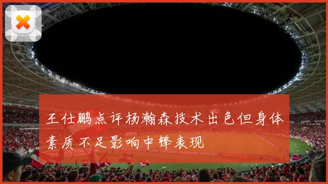 王仕鹏点评杨瀚森技术出色但身体素质不足影响中锋表现